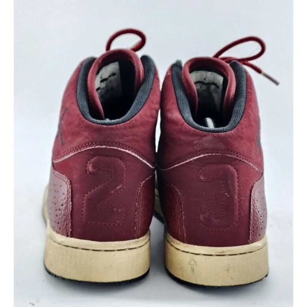 Nike Jordan 1 Flight 5 BG Youth Size 6.5Y Dark Red‎ 881440-624
